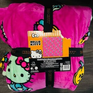 Hello Kitty Vibrant Pink viral Halloween blanket